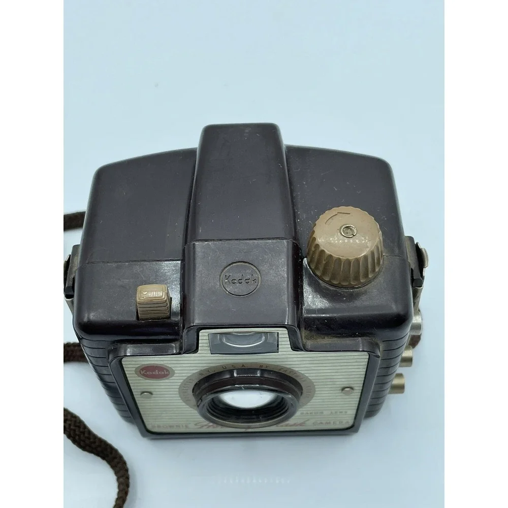 Vintage Kodak Brownie Holiday‎ Flash Camera with Strap Untested As Is